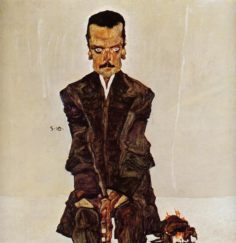 Egon Schiele, Porträt Eduard Kosmack, 1910